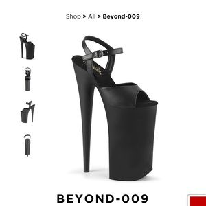 Pleaser heels 10 inches never worn